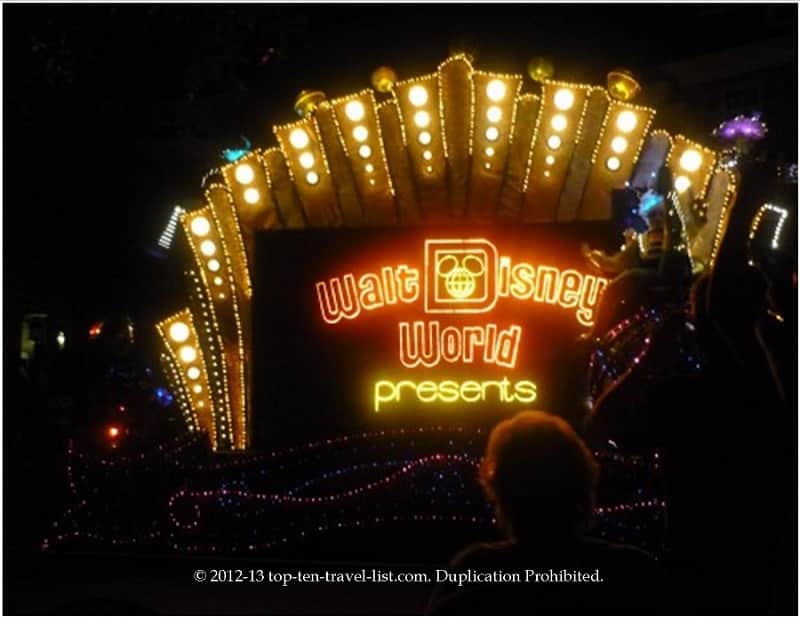 The Main Street Electrical Parade - the Magic Kingdom at Walt Disney World in Orlando, Florida