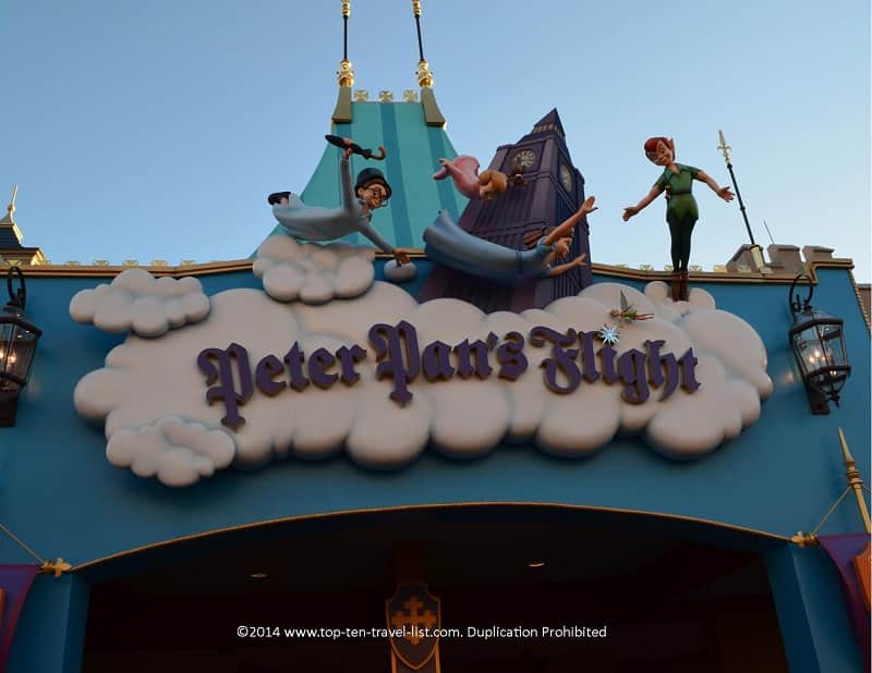 Peter Pan's flight at the Magic Kingdom