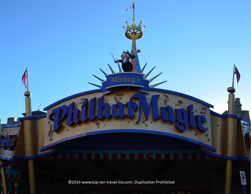 Mickey's Philhar Magic 3D show at the Magic Kingdom - Walt Disney World in Orlando, Florida