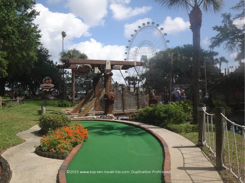 Pirate Cove mini golf course in Orlando