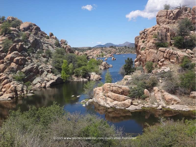Views of Watson Lake from the Peavine National Recreational Trail in Prescott