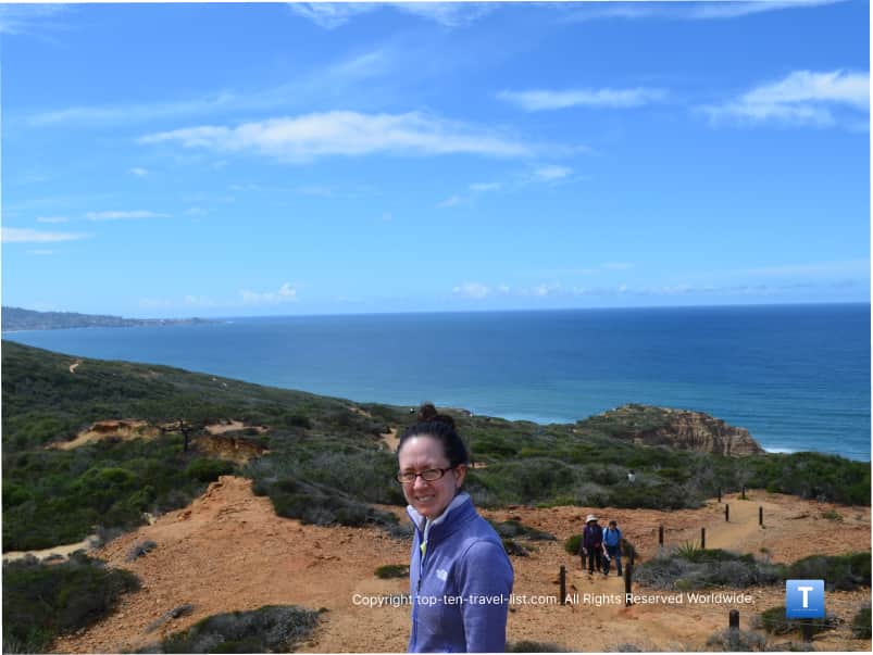 Scenic water view from Torrey Pines