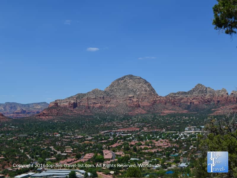 Stunning red rock view from Airport Mesa trail in Sedona