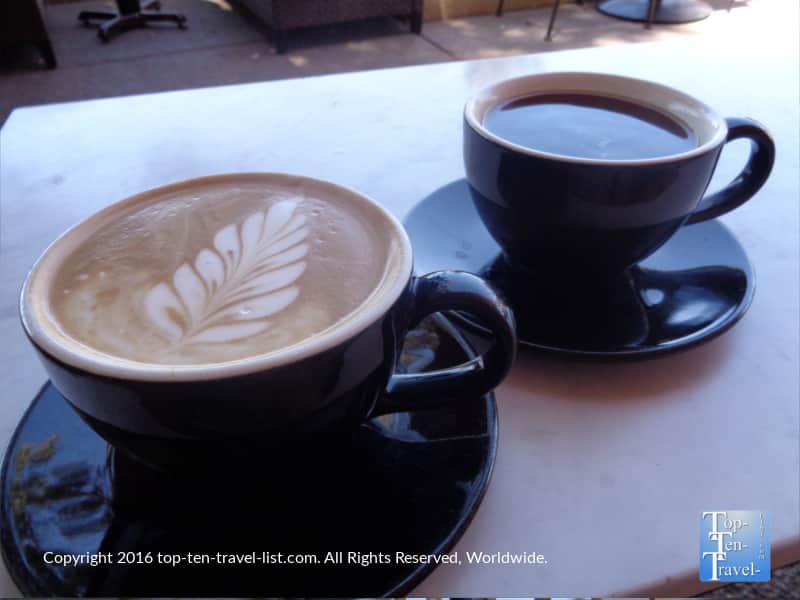 Espresso drinks at Altitude Coffee Lab Scottsdale