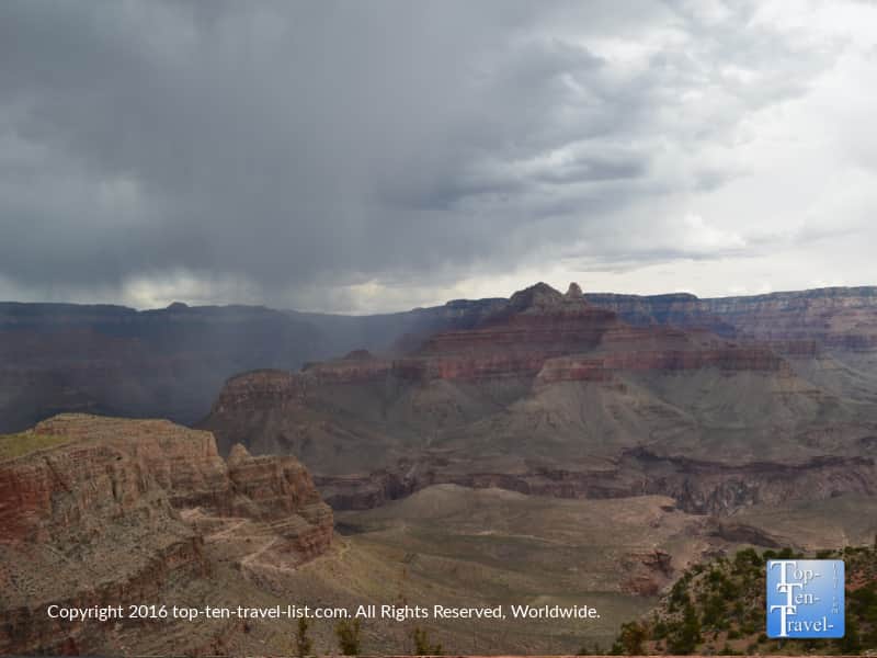 Storm rolling into the Grand Canyon