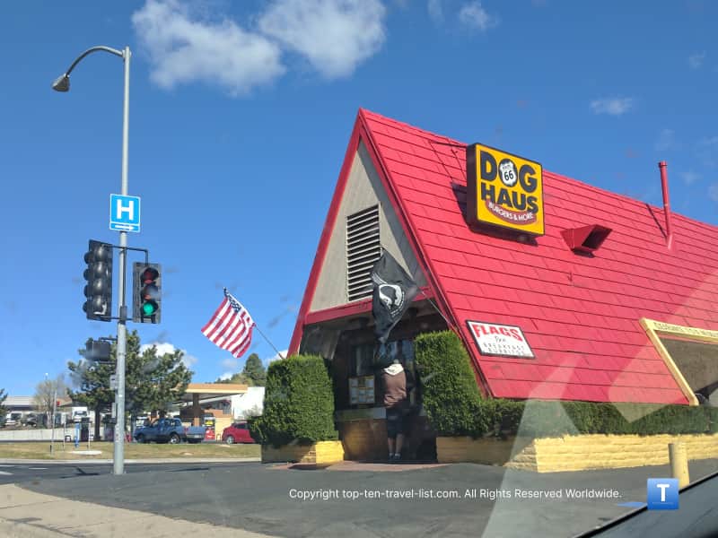 Dog Haus on Rt. 66 in Flagstaff 