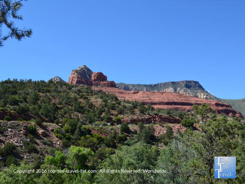 Gorgeous red rock landscapes on the Huckaby trail in Sedona