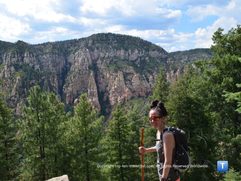 Amazing views on the overlook of the Cookstove trail in Oak Creek Canyon