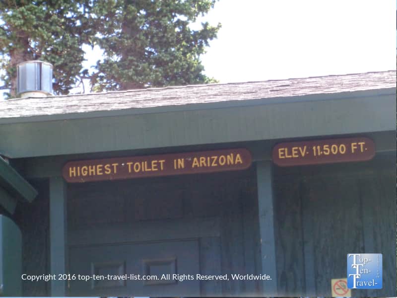 Highest toilet in Arizona