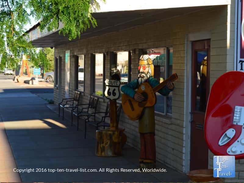 Historic Rt 66 deor in Winslow