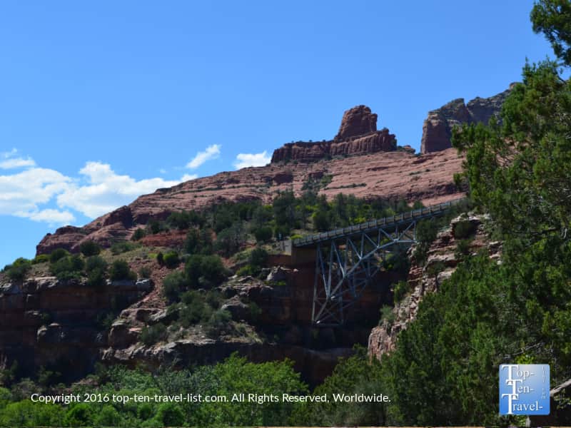 Midgley Bridge in Sedona - seen from the Huckaby trail