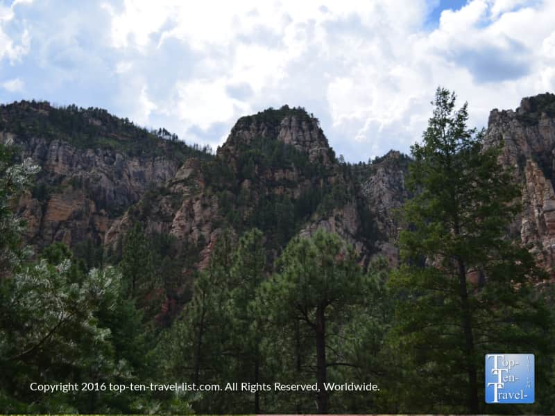 View of Oak Creek canyon from the Cookstove Trail in Sedona AZ