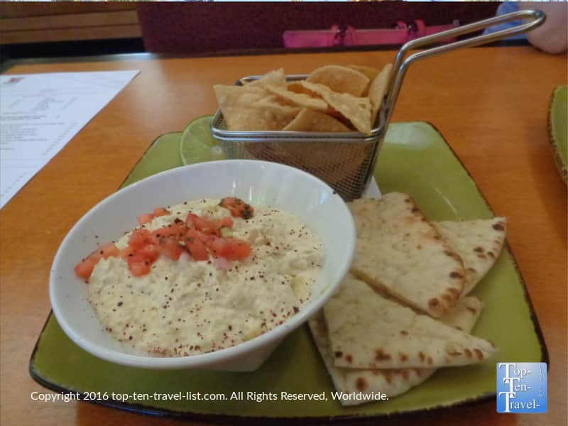 Artichoke dip at Frank & Albert's at The Arizona Biltmore