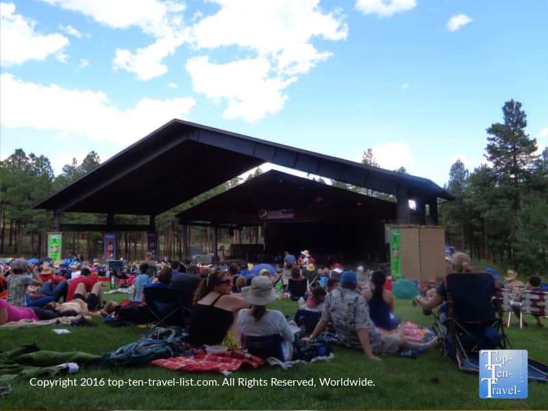 Flagstaff 4th of July Symphony orchestra at Fort Tuthill