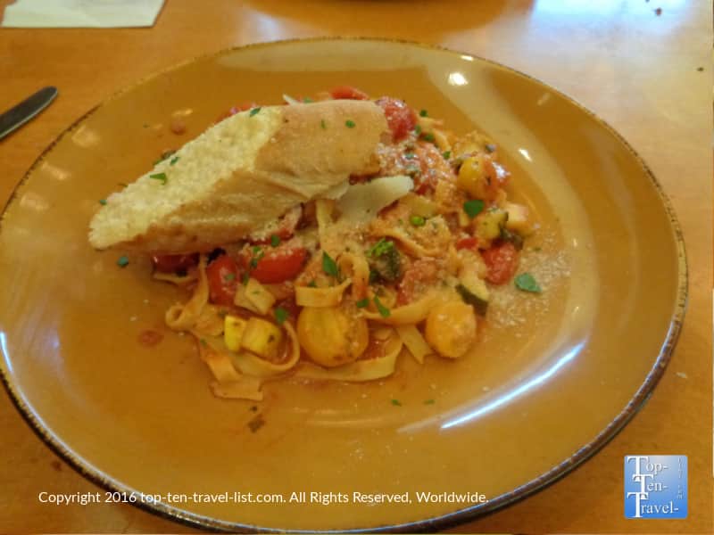 Pasta plate at Frank & Alberts inside The Arizona Biltmore
