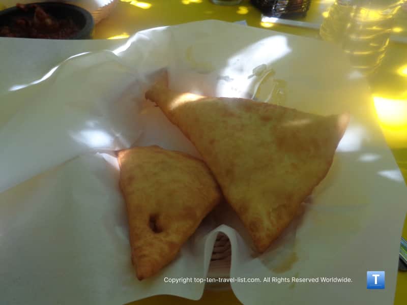 Sopaipillas at Church Street Cafe in Albuquerque 