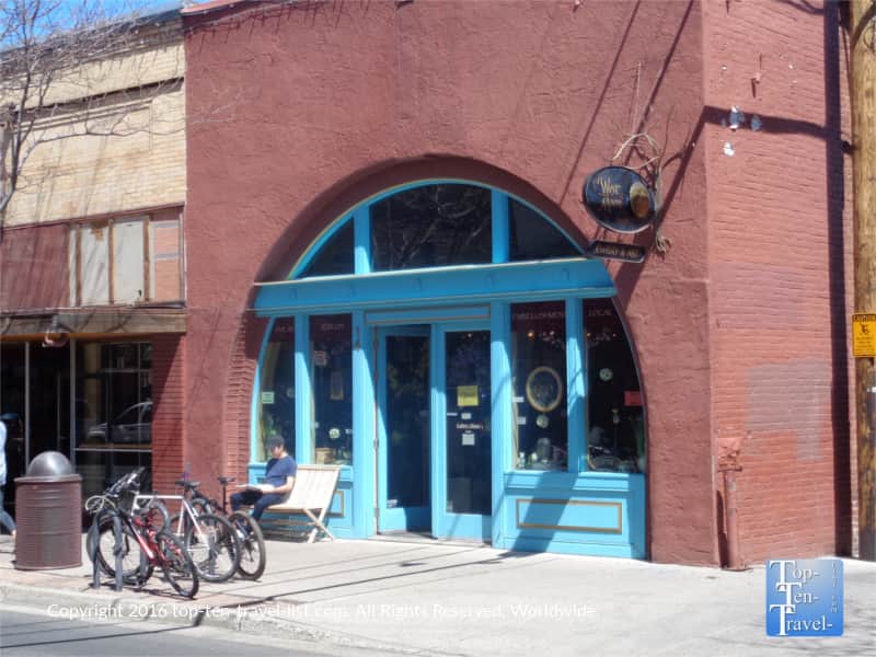 West of the Moon Art Gallery in downtown Flagstaff
