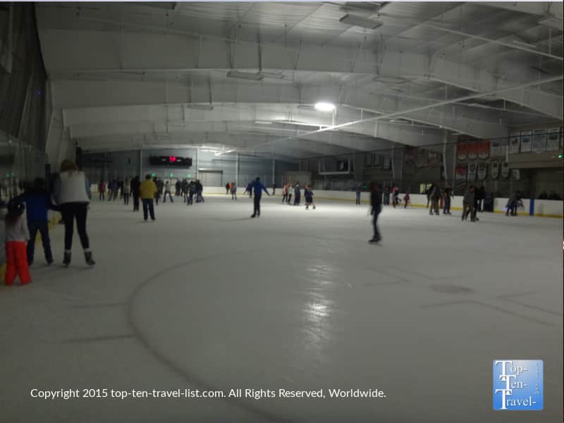 Jay Lively ice skating rink in Flagstaff, Arizona