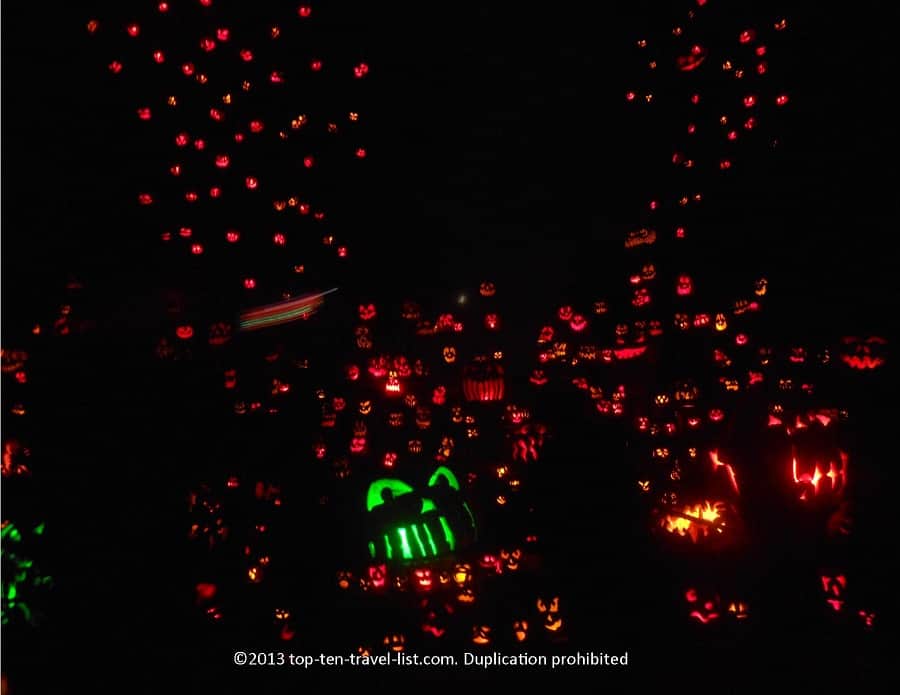 The amazing Jack O'Lantern Spectacular in Providence, Rhode Island 