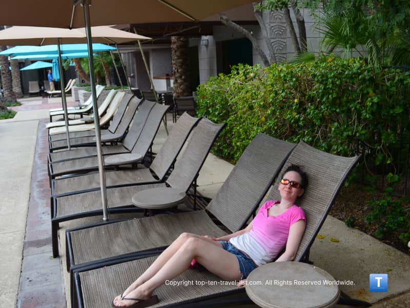 Relaxing at The Arizona Biltmore Resort in Phoenix
