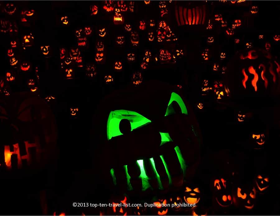 Jack O'Lantern festival at the Roger Williams Park Zoo in Providence
