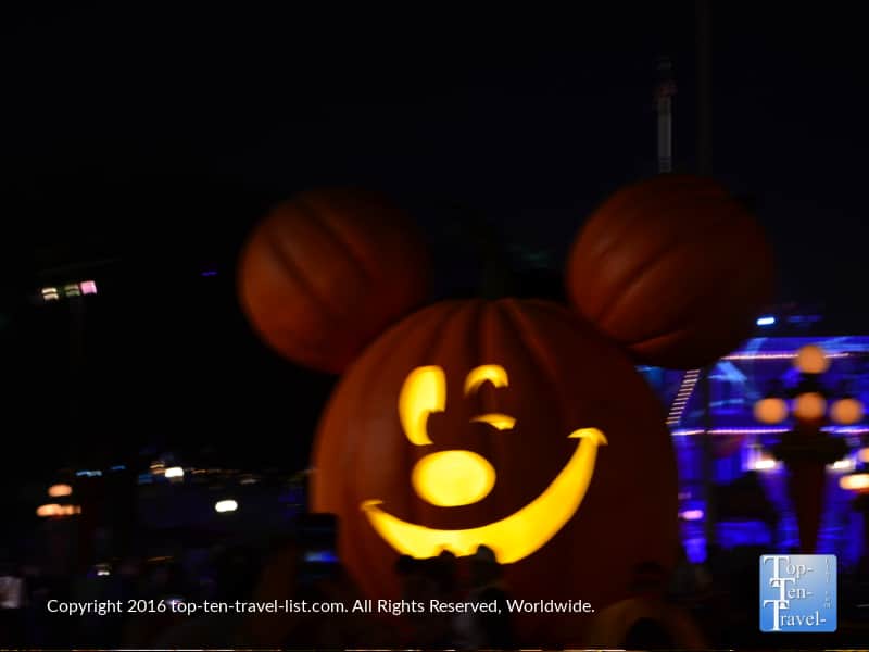 Giant Mickey Jack O'Lantern Disneyland
