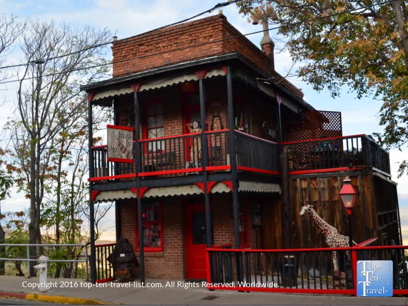 House of Joy, an old brothel in Jerome, Arizona