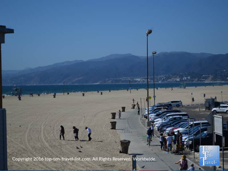Water views along the Strand Bike Path in L.A.