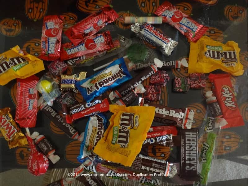 Trick or treating at Disneyland