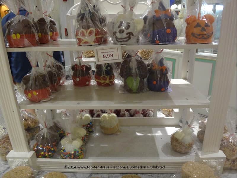 Tempting display of Halloween treats at Disneyland