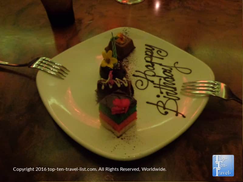 Desert sampler Novu Italian at Palms Place 