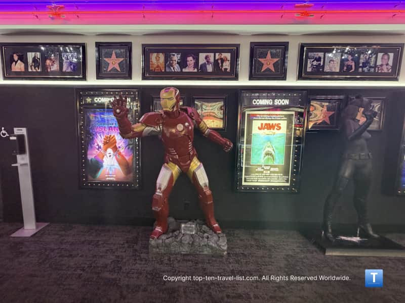 Ironman statue at Pollack Cinemas in Tempe