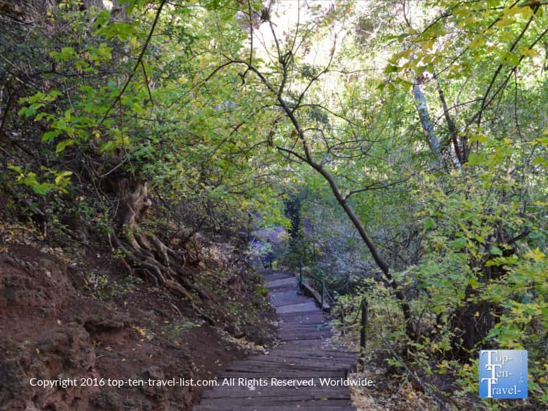 Views from the Waterfall trail at Tonto Natural Bridge State Park