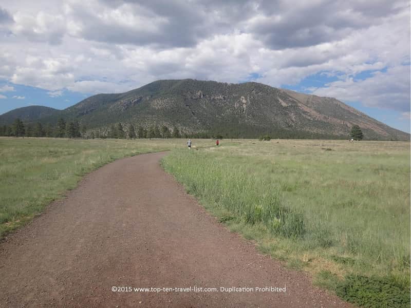 Gorgeous views of the mountains from Buffalo Park in Flagstaff