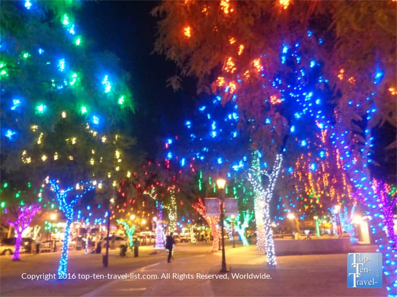 Glendale Glitters Christmas light show in Arizona