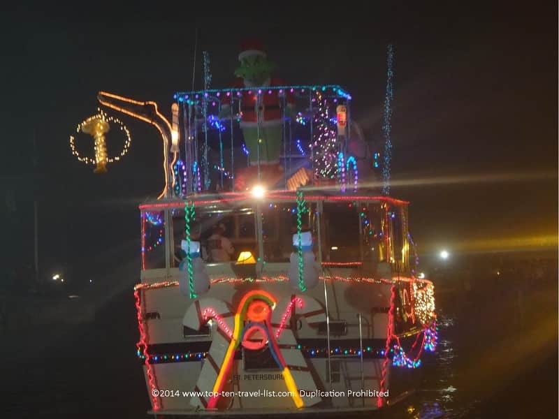 The Dunedin Florida Holiday Boat Parade