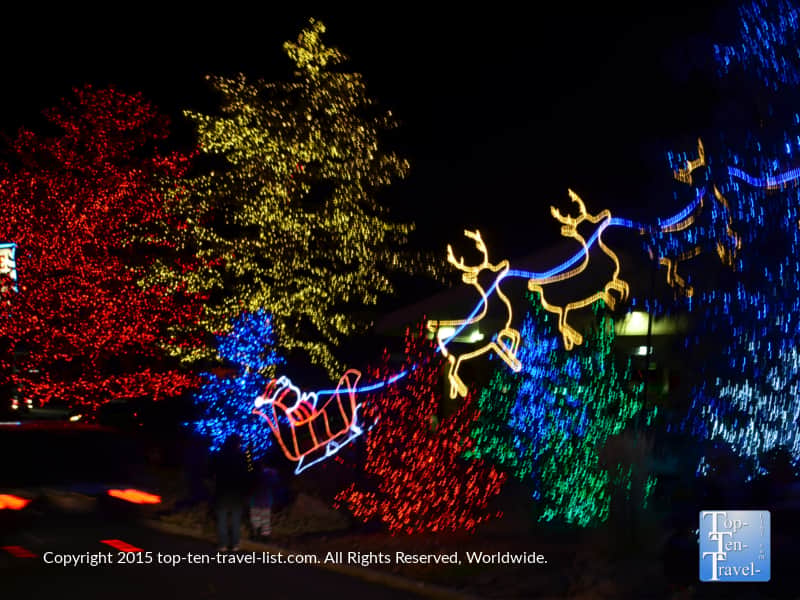 Little America Holiday Lights in Flagstaff