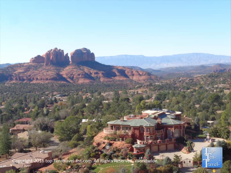 Amazing views from The Chapel of the Holy Cross in Sedona, Arizona