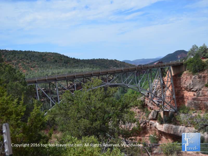 Beautiful Midgley Bridge on the Wilson Canyon hike in Sedona, Arizona