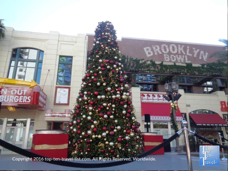 Christmas tree at the Linq in Las Vegas