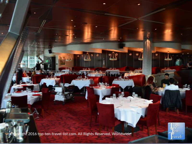 Dining at the Eiffel Tower Restaurant in Las Vegas, Nevada