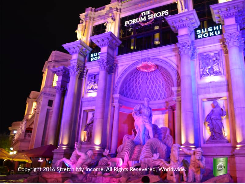 Fall of Atlantis Show at Caesars Palace Forum Shops in Las Vegas