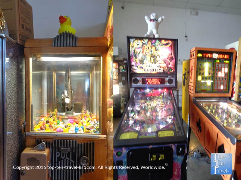 Ghostbusters Pinball machine at the Pinball Hall of Fame in Vegas