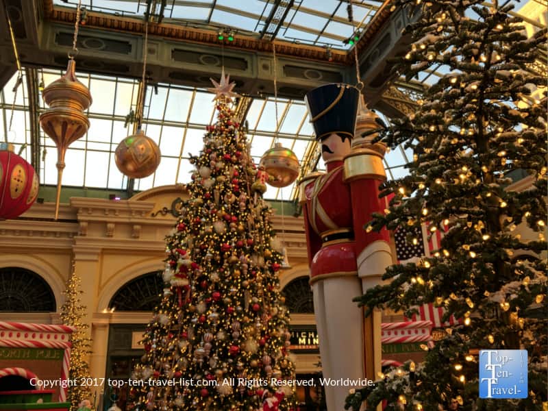 Gorgeous Bellagio Christmas display in Vegas