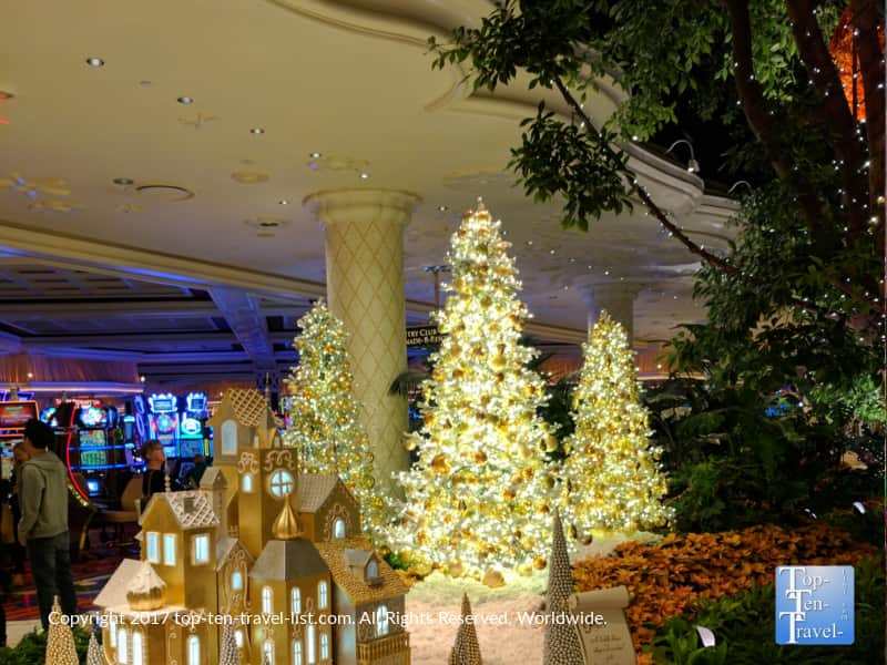 Gorgeous holiday decor at The Wynn in Vegas