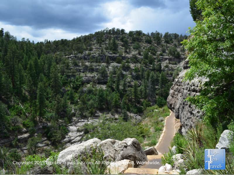 Gorgeous views along the Island Trail at Walnut Canyon