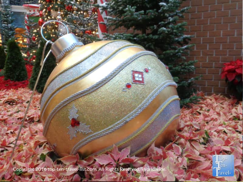 Ornament decor at Bellagio Gardens