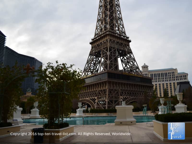 Pool at Paris hotel in Vegas