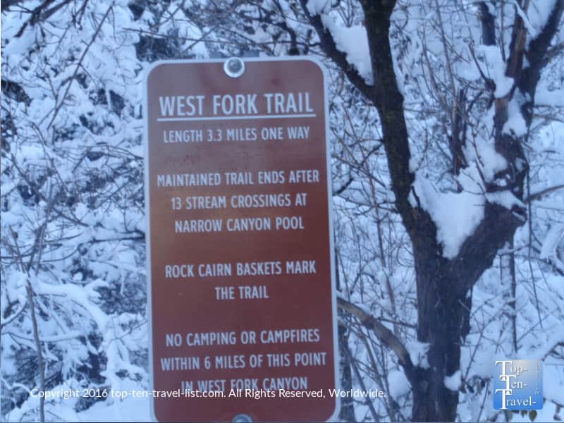 West Fork trail in Sedona, Arizona