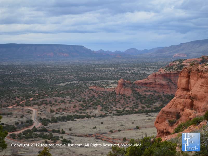 Amazing scenery climbing up Doe Mountain in Sedona AZ